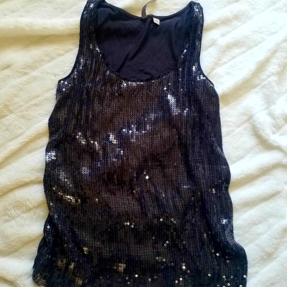 Shiny with sequins tank